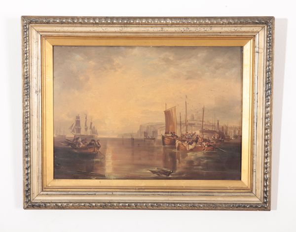 ARTHUR SMITH (19th century) A pair of harbour scenes with shipping