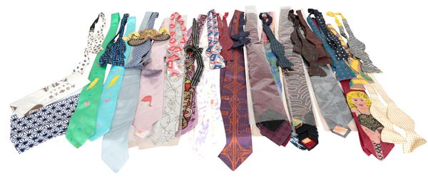 TWO ROYAL ACADEMY OF ART SILK TIES