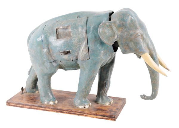 AN EARLY 20TH CENTURY ‘THE FREMLINS ALE ELEPHANT’ ADVERTISING AUTOMATON