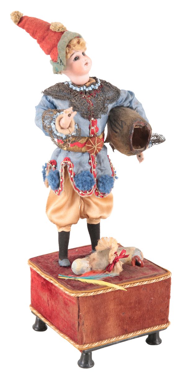 A 19TH CENTURY GERMAN ‘YOUNG PIERROT’ AUTOMATON