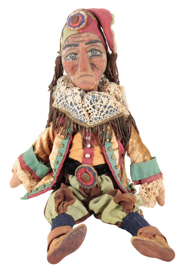A 19TH CENTURY ‘MR PUNCH’ HAND PUPPET