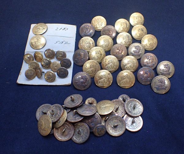 A QUANTITY OF FIRMIN & CO BRASS BUTTONS