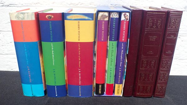 THREE HARRY POTTER 1ST EDITION HARDBACK VOLUMES