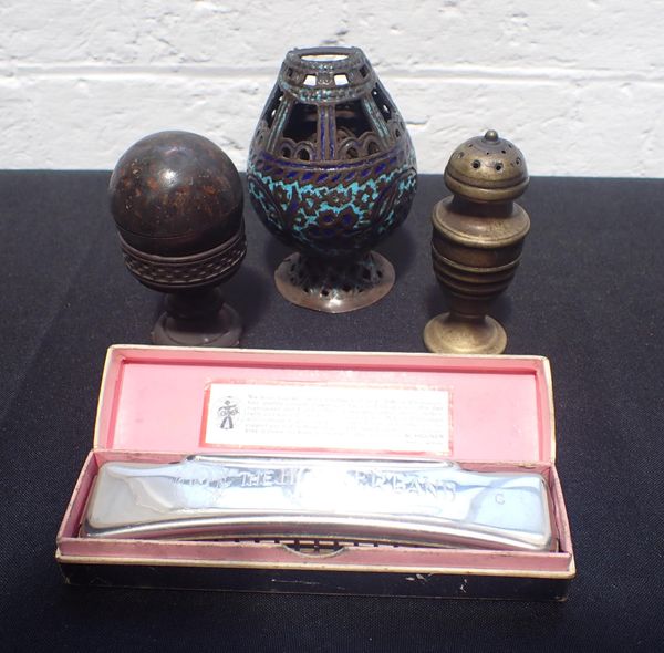 A CHINESE ENAMELLED CENSER