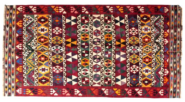 A SOUTH WEST PERSIAN QASHGAI KILIM