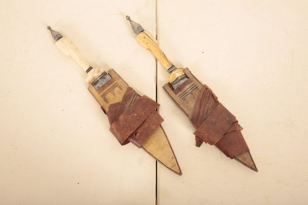 TWO BILLAO DAGGERS FROM EAST AFRICA, SOMALIA