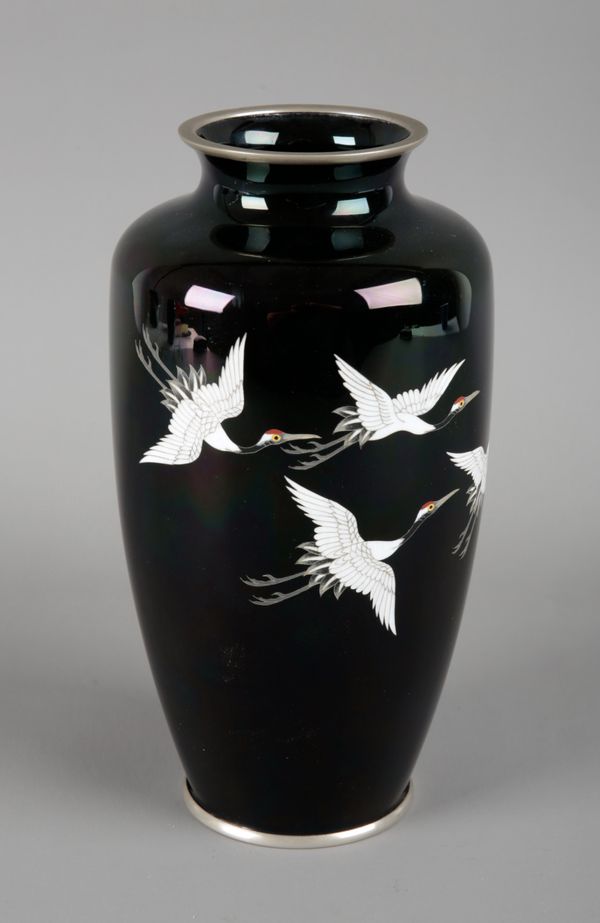 A JAPANESE CLOISONNÉ VASE