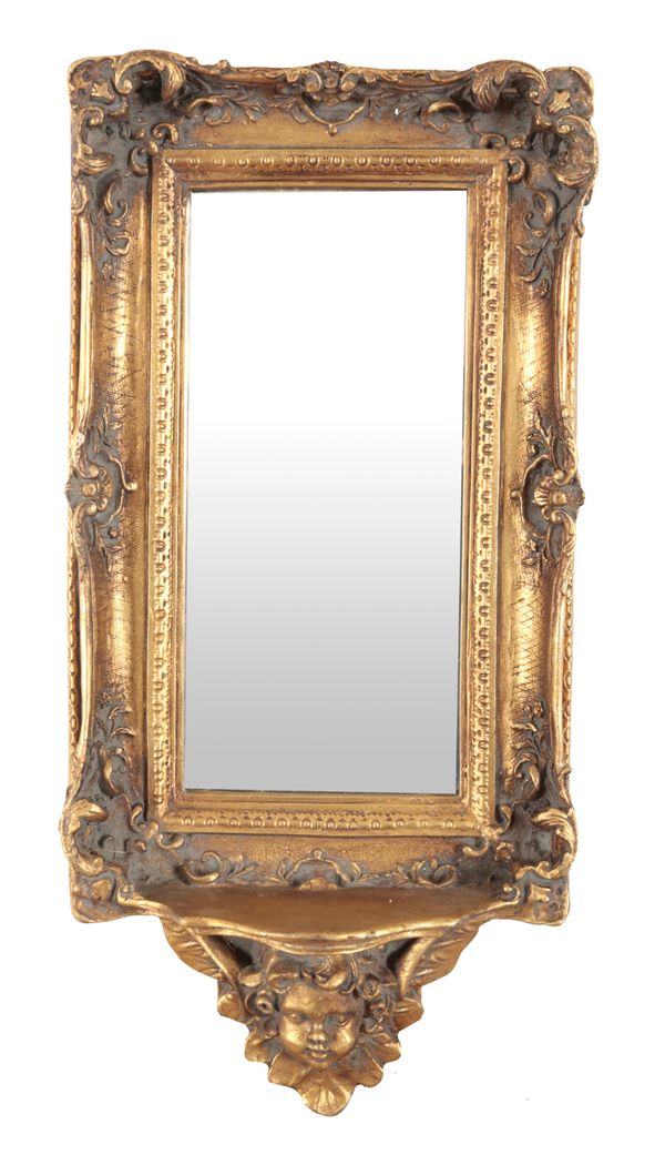A GILTWOOD AND GESSO PIER MIRROR