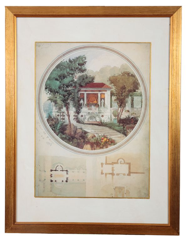 AFTER ADRIAN CHANCEL (1853-1901) Two architectural studies