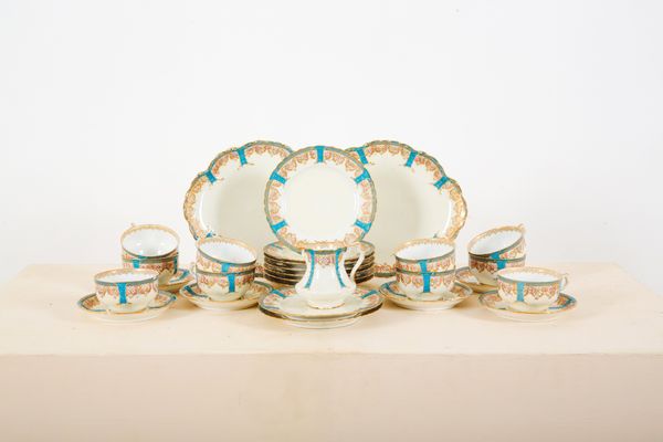 A LIMOGES PORCELAIN PART TEA SERVICE