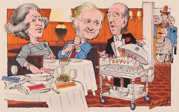 *BOB WILLIAMS (20TH CENTURY) Savoy caricature