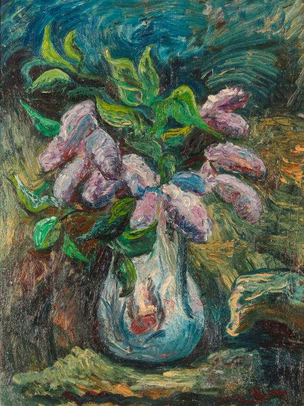 *MAVIS FREER (1927-2016) 'Hyacinths'