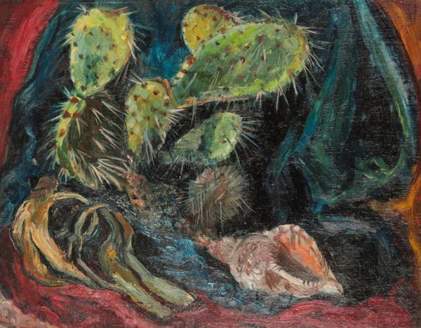 *MAVIS FREER (1927-2016) 'Cactus and Shell'