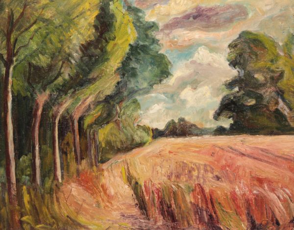 *MAVIS FREER (1927-2016) 'Edge of Cornfield'