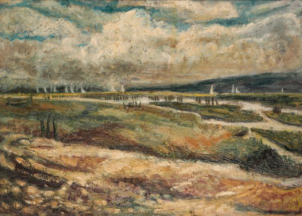 *MAVIS FREER (1927-2016) 'Kent Marshes'