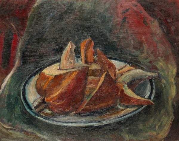 *MAVIS FREER (1927-2016) 'Pumpkin Squash on Plate'