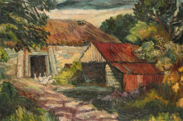 *MAVIS FREER (1927-2016) 'Dorset Farm'