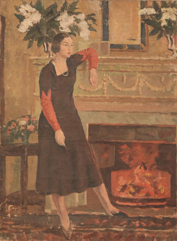 ENGLISH SCHOOL, EARLY 20TH CENTURY Portrait of Iris Railing