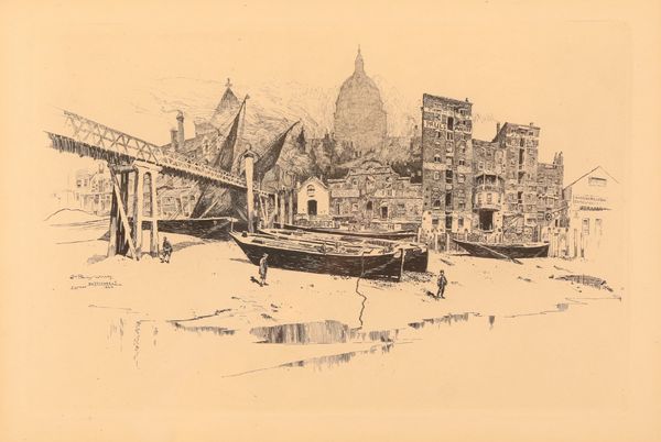 JOSEPH PENNELL (1857-1926) 'St Paul's Wharf'