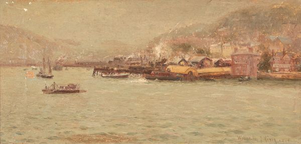 WILLIAM JOSEPH KING (1857-1943) Harbour scene
