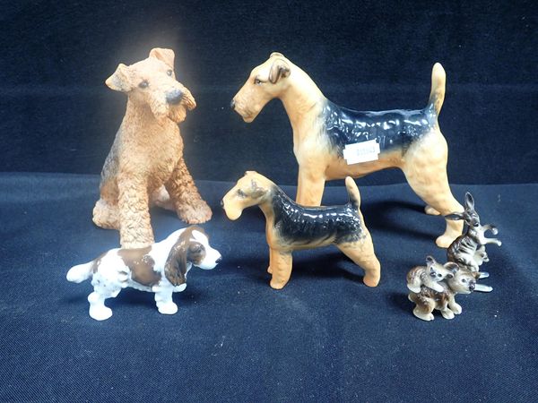 TWO BESWICK DOG MODELS