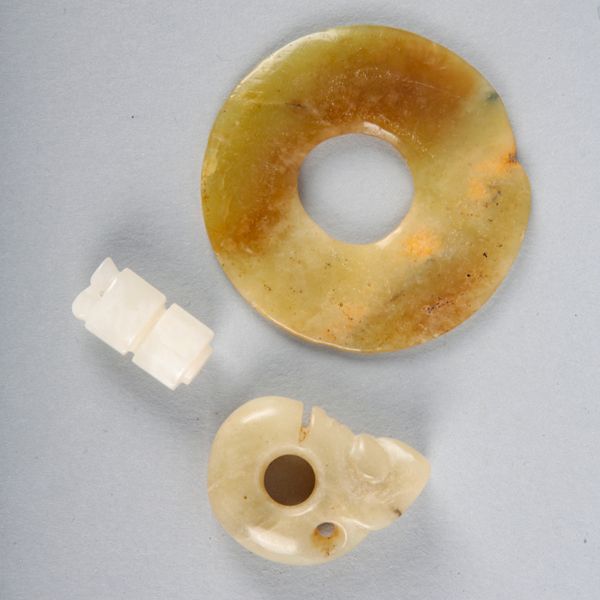 A CHINESE JADE BI DISC