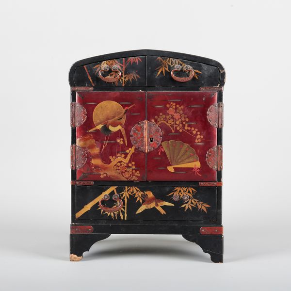 A JAPANESE LACQUER TABLE CABINET