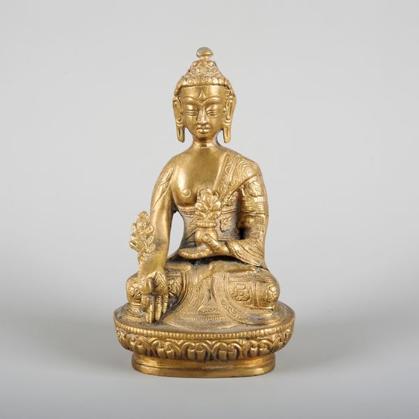 A THAI GILT BRONZE BUDDHA