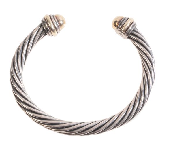 DAVID YURMAN: A TWISTED CUFF BANGLE