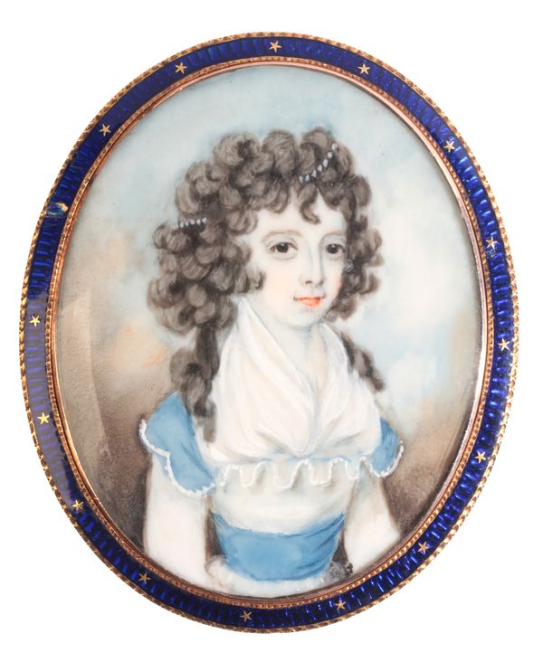 AN ANTIQUE GEORGIAN PORTRAIT MINIATURE