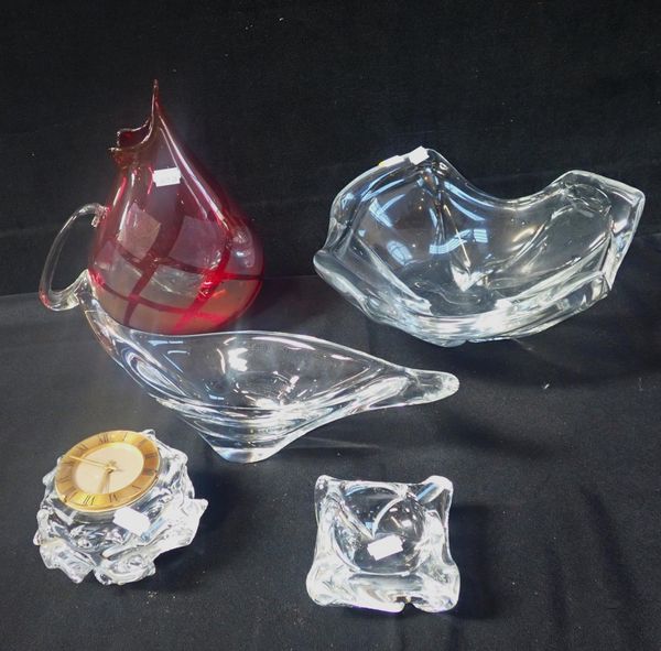 A MODERNIST GLASS BOWL, MURANO STYLE