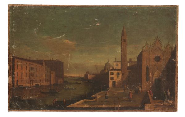 AFTER CANALETTO (1697-1768) A view of the Grand Canal from Santa Maria della Carità to the Bacino di San Marco, Venice