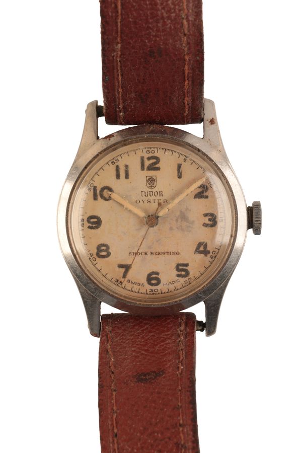 TUDOR OYSTER: A STAINLESS STEEL WRISTWATCH
