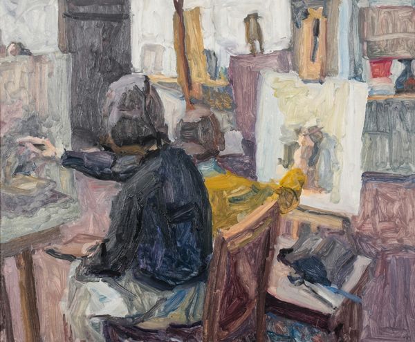 *FRANCIS HOYLAND (B.1930) Studio scene