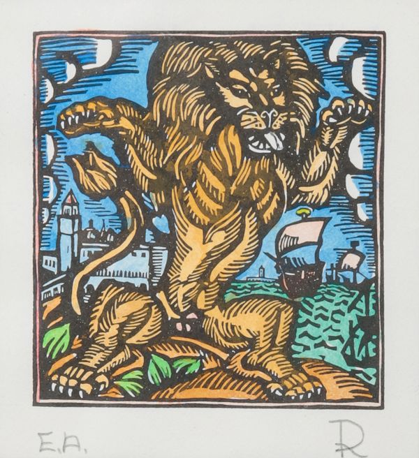 RAOUL DUFY (1877-1953) 'Lion' from 'The Bestiary'