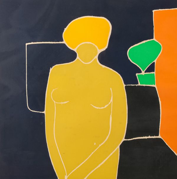 *PHILIP SUTTON (B.1928) 'Model with Yellow Hair'