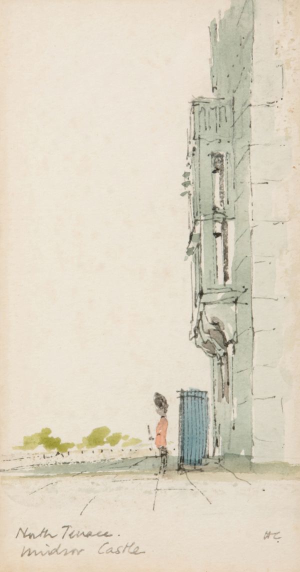 *SIR HUGH MAXWELL CASSON (1910-1999) 'North Terrace, Windsor Castle'