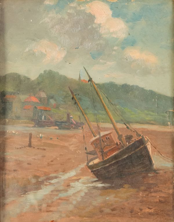 ENGLISH SCHOOL, 20TH CENTURY 'Up The River, Whitby'
