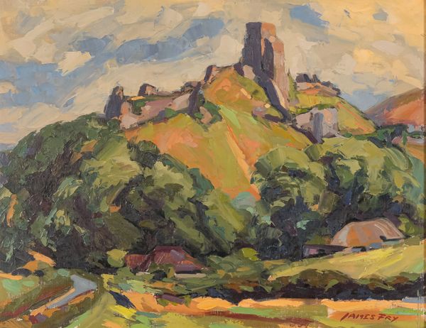 *JAMES FRY (1911-1985) 'Corfe Castle'