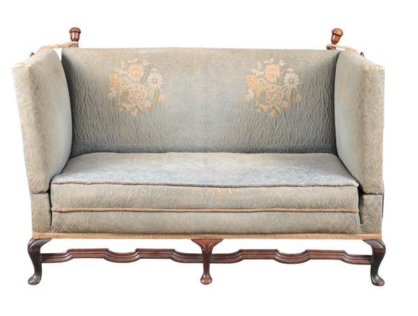 A QUEEN ANNE STYLE KNOLE SOFA
