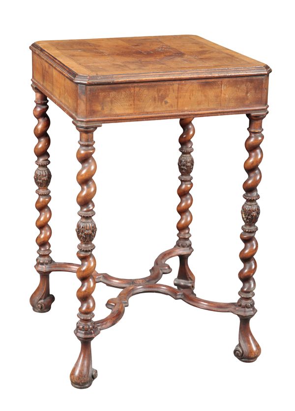 A WALNUT OCCASIONAL TABLE