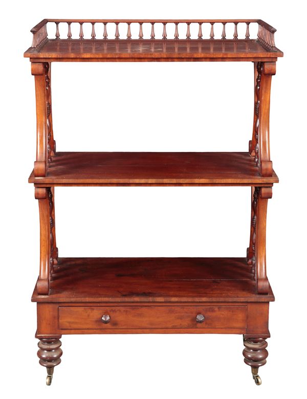 A WILLIAM IV THREE TIER WHAT NOT