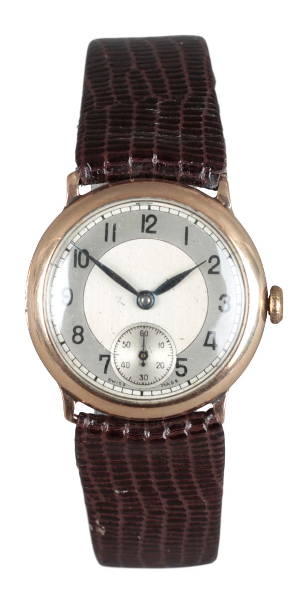 A 9CT GOLD WRISTWATCH