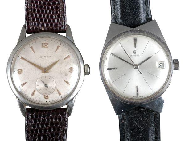 CYMA:  A STAINLESS STEEL WRISTWATCH