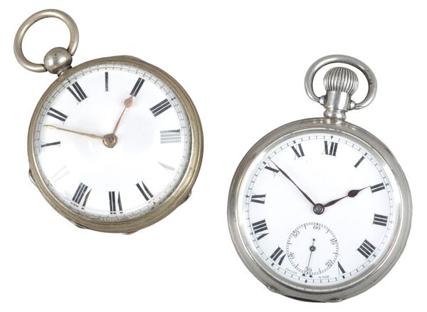J. FOSTER, SITTINGBOURNE: A SILVER PAIR-CASED POCKET WATCH