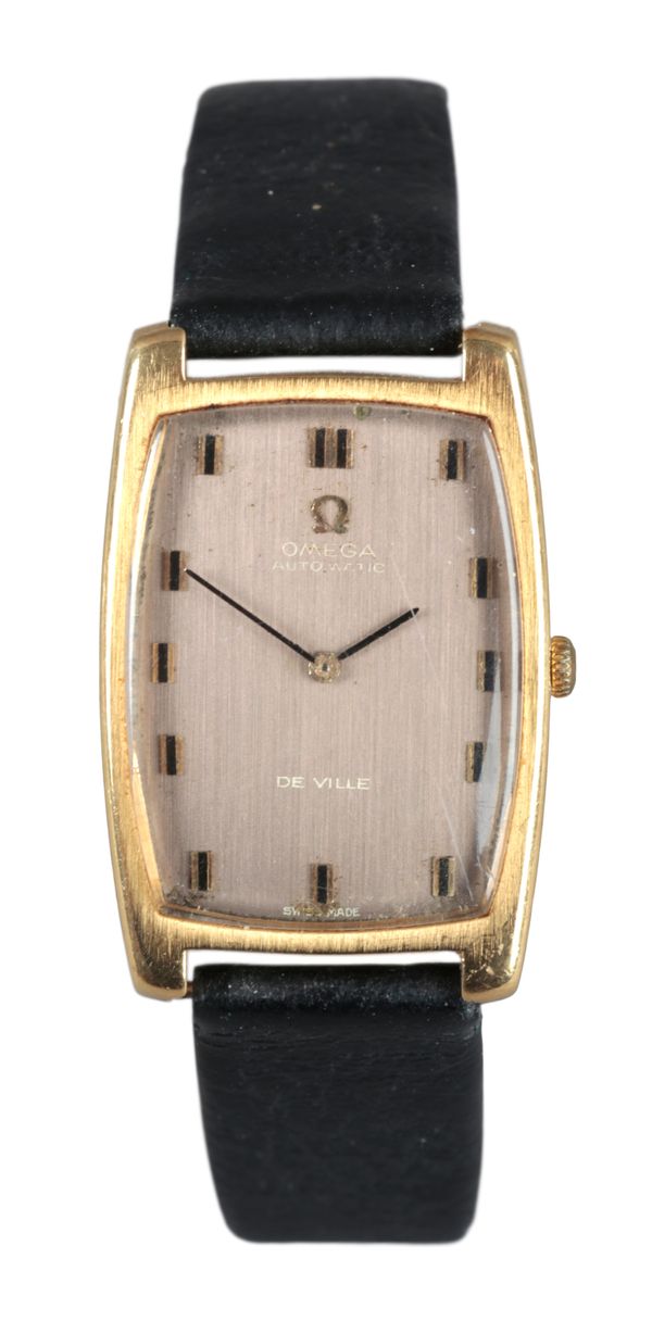 OMEGA DE VILLE: AN 18CT GOLD WRISTWATCH