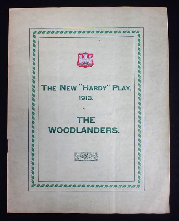 THOMAS HARDY; 'THE WOODLANDERS' PROGRAMME