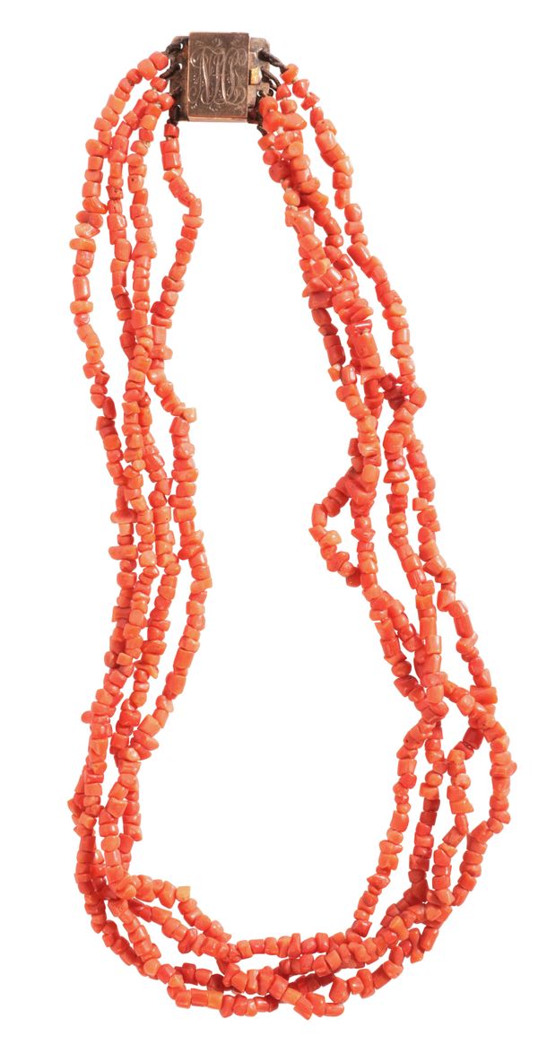 A CORAL NECKLACE