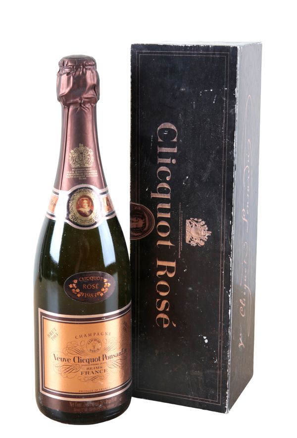 VEUVE CLICQUOT BRUT ROSE VINTAGE CHAMPAGNE 1983