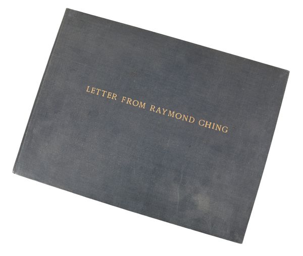 CHING, RAYMOND, AN ILLUSTRATED AUTOGRAPH LETTER